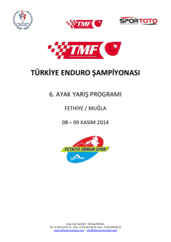 türkiye enduro şampiyonası - Türkiye Motosiklet Federasyonu