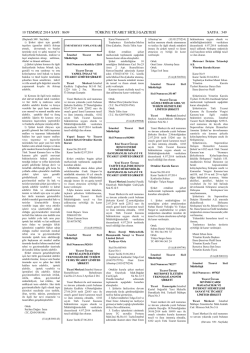 Metronet Birleşme Gazete &Ouml;rneği