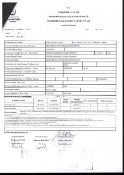 T.c ESKİŞEHİR VALİLİĞİ ESKİŞEHİR HALK sAĞLıĞı M&Uuml;D&Uuml;RL&Uuml;Ğ&Uuml;