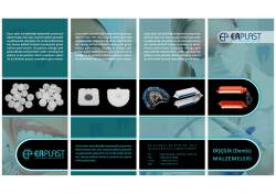 Erplast Diş&ccedil;ilik malzemeleri broş&uuml;r&uuml;