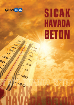 CIMSA FOY SICAK HAVADA BETON_
