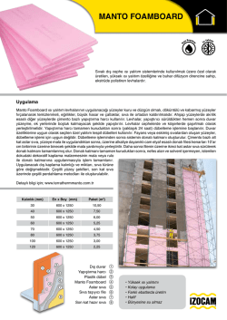 Manto Foamboard Teknik Foy