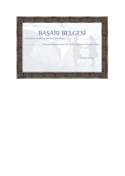 Başarı Belgesi İndir - Ful Elektronik G&uuml;venlik