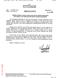 Ek: Irak Ek S&uuml;re Yazısı