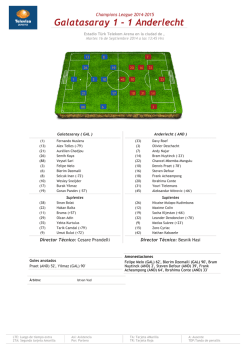 Galatasaray 1 - 1 Anderlecht