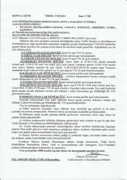 GAR MÜDÜnkÜKLERİNa-HOROZLUHAN, KONYA