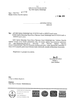 T.C - erzurum - aşkale il&ccedil;e mill&icirc; eğitim m&uuml;d&uuml;rl&uuml;ğ&uuml;