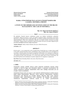 Motorola &Ouml;rneği - S&uuml;leyman Demirel &Uuml;niversitesi