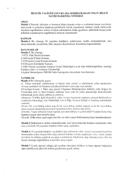 BİLECİK vALİLİĞİ &Ccedil;OCUKLARA ŞEHİRLERARASI YOLCU BİLETİ