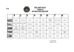 2-a sınıfı - &Ouml;zel Kent Koleji