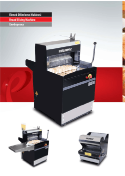 inesi Ieme Mak Machine Ekmek Dilim