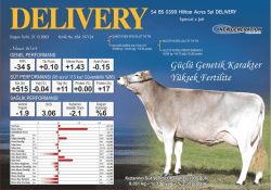 delıvery - Demsa Genetik