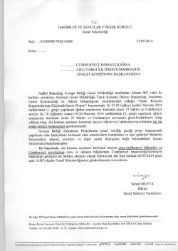 Hakimler Savcılar Yüksek Kurulu Genel