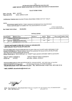 Tc. - Afyon Kocatepe Üniversitesi
