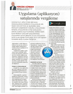 Makaleyi İndir - Vergide G&uuml;ndem