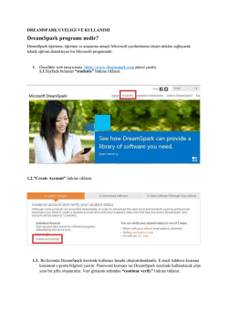 DreamSpark Standart Nedir?