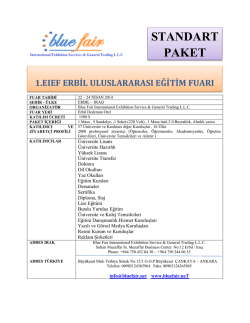 standart paket katılım bilgi formu