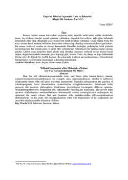 &Ouml;zet - Giresun &Uuml;niversitesi Sosyal Bilimler Enstit&uuml;s&uuml;