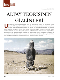 altay tEorİsİnİn gİZlİnlErİ