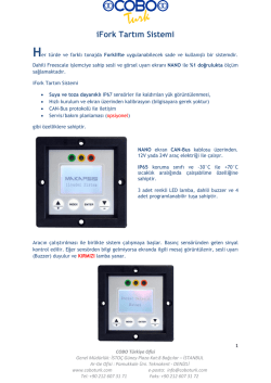 Forklift Tartım Sistemi