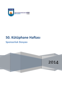 50. Kütüphane Haftası - TKD İzmir Şubesi