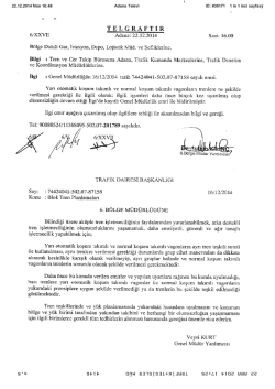 22.12.2014 - TCDD 6. B&ouml;lge