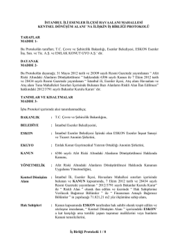 Esenler Kentsel D&ouml;n&uuml;ş&uuml;m Projesi kapsamında