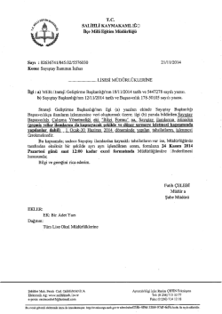 T.C. SALİHLİ KAYMAKAML [Ğ ı:ı - Salihli İl&ccedil;e Milli Eğitim M&uuml;d&uuml;rl&uuml;ğ&uuml;