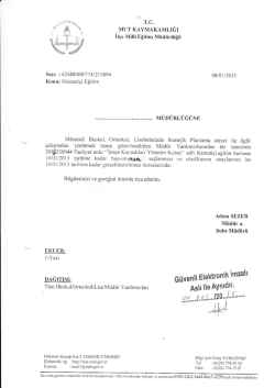 , Elektronit İmıalı - mut il&ccedil;e mill&icirc; eğitim m&uuml;d&uuml;rl&uuml;ğ&uuml;