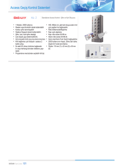 Access Ge&ccedil;iş Kontrol Sistemleri