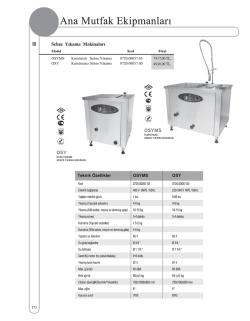 Sebze Yıkama Makineleri