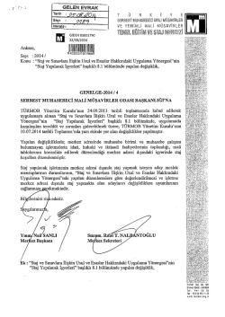 Staj Yapılacak İş Yerleri