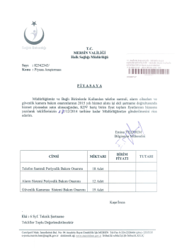 T.c. _ _v MERSIN VALILIGİ ,,__&ntilde; ı o Halk sağlığı M&uuml;d&uuml;rl&uuml;ğ&uuml;