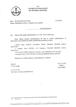T.c. sALİHLİ KAYMAKAMLIĞI İl&ccedil;e Miııı Eğitim M&uuml;d&uuml;rl&uuml;ğ&uuml;