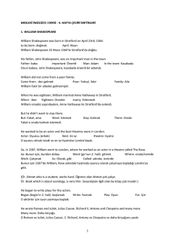 İngilizce metni ve &ccedil;evirisini buradan indirebilirsiniz.