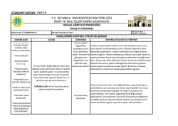Maaş ve Personel - İstanbul Üniversitesi | İdari ve Mali İşler Daire