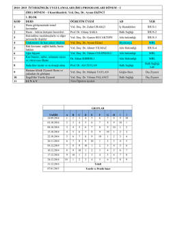 Yrd. Do&ccedil;. Dr.