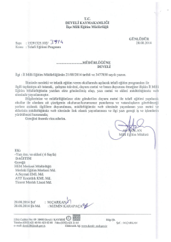 Telafi Eğitimi Programı - kayseri - develi il&ccedil;e mill&icirc; eğitim m&uuml;d&uuml;rl&uuml;ğ&uuml;