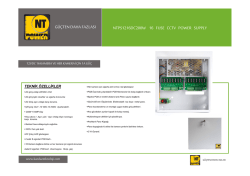 ntps1216dc200w 16 fuse cctv power supply güçten daha fazlası