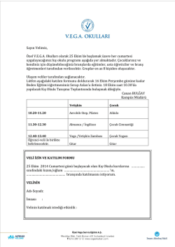 Program ve başvuru formu i&ccedil;in tıklayınız