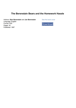 The Berenstain Bears and the Homework Hassle