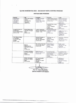 isletme uzaktan - Sosyal Bilimler Enstit&uuml;s&uuml;