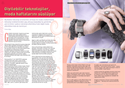 Giyilebilir teknolojiler, moda haftalarını s&uuml;sl&uuml;yor Giyilebilir