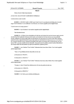 Eki: 1 - T&uuml;rkiye Barolar Birliği