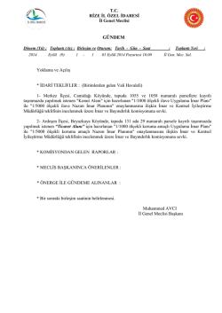 eyl&uuml;l ayı toplantı g&uuml;ndemleri