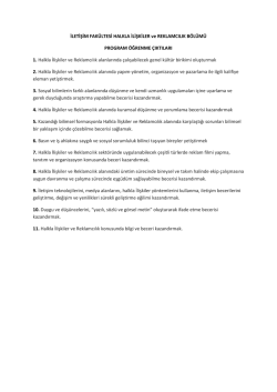 Program &Ccedil;ıktıları - İletişim Fak&uuml;ltesi