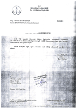 İlgili Okul M&uuml;d. - Kula İl&ccedil;e Milli Eğitim M&uuml;d&uuml;rl&uuml;ğ&uuml;