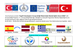 Kurumumuzca sunulan “Engelli Vatandaşların