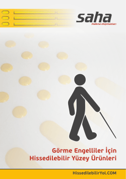 Hissedilebilir Y&uuml;zey &Ccedil;&ouml;z&uuml;mlerimizin broş&uuml;r&uuml;n&uuml;