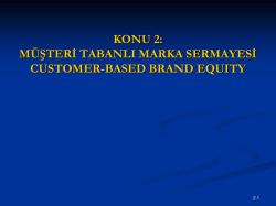 BUILDING, MEASURING, AND MANAGING BRAND EQUITY